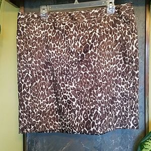 NWT Animal print Skirt size 16
